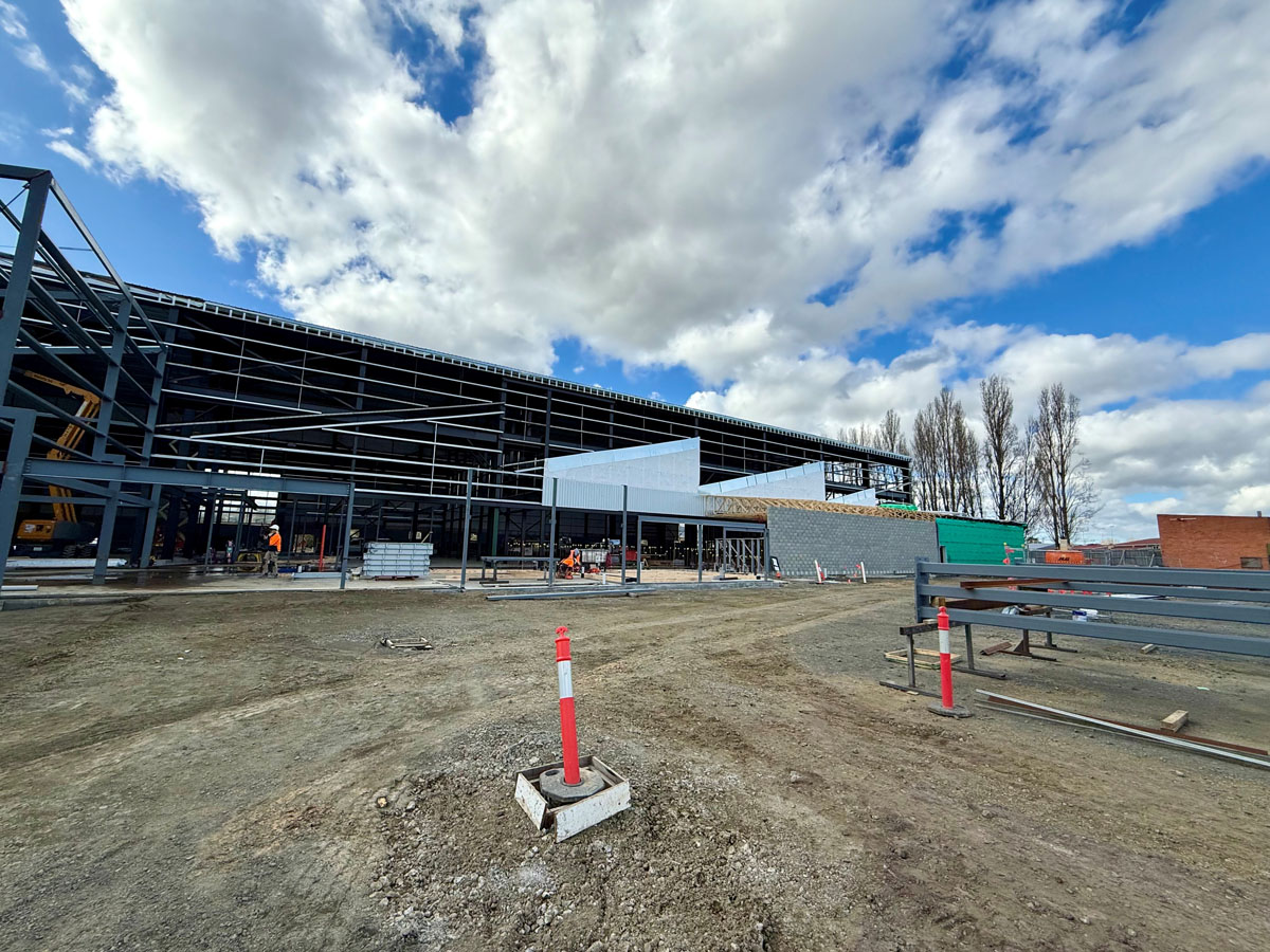 View of the main entry