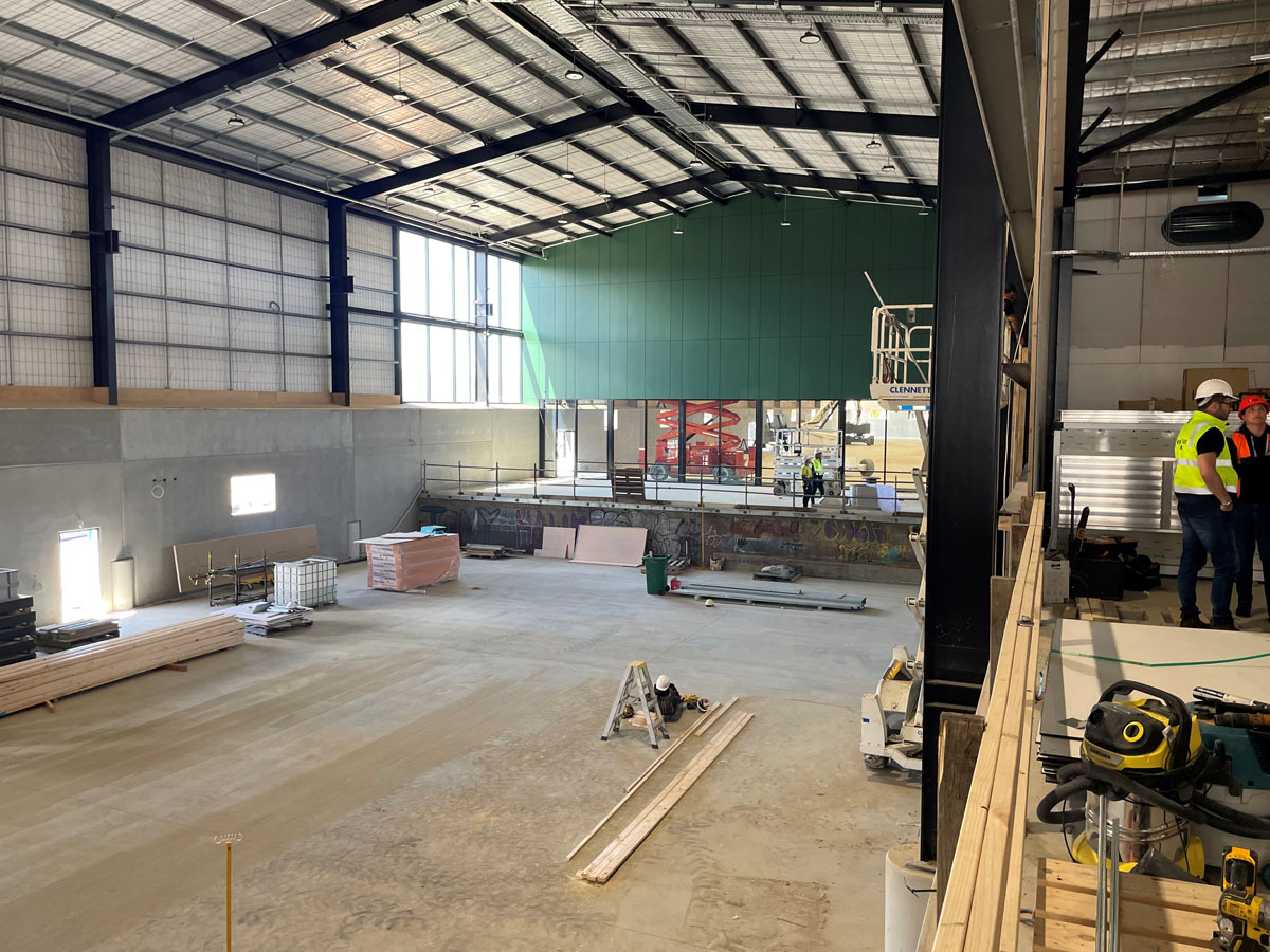 Gymnastics area