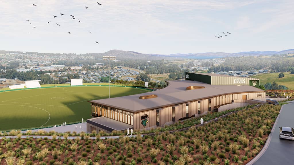 North West view of the Performance Centre
