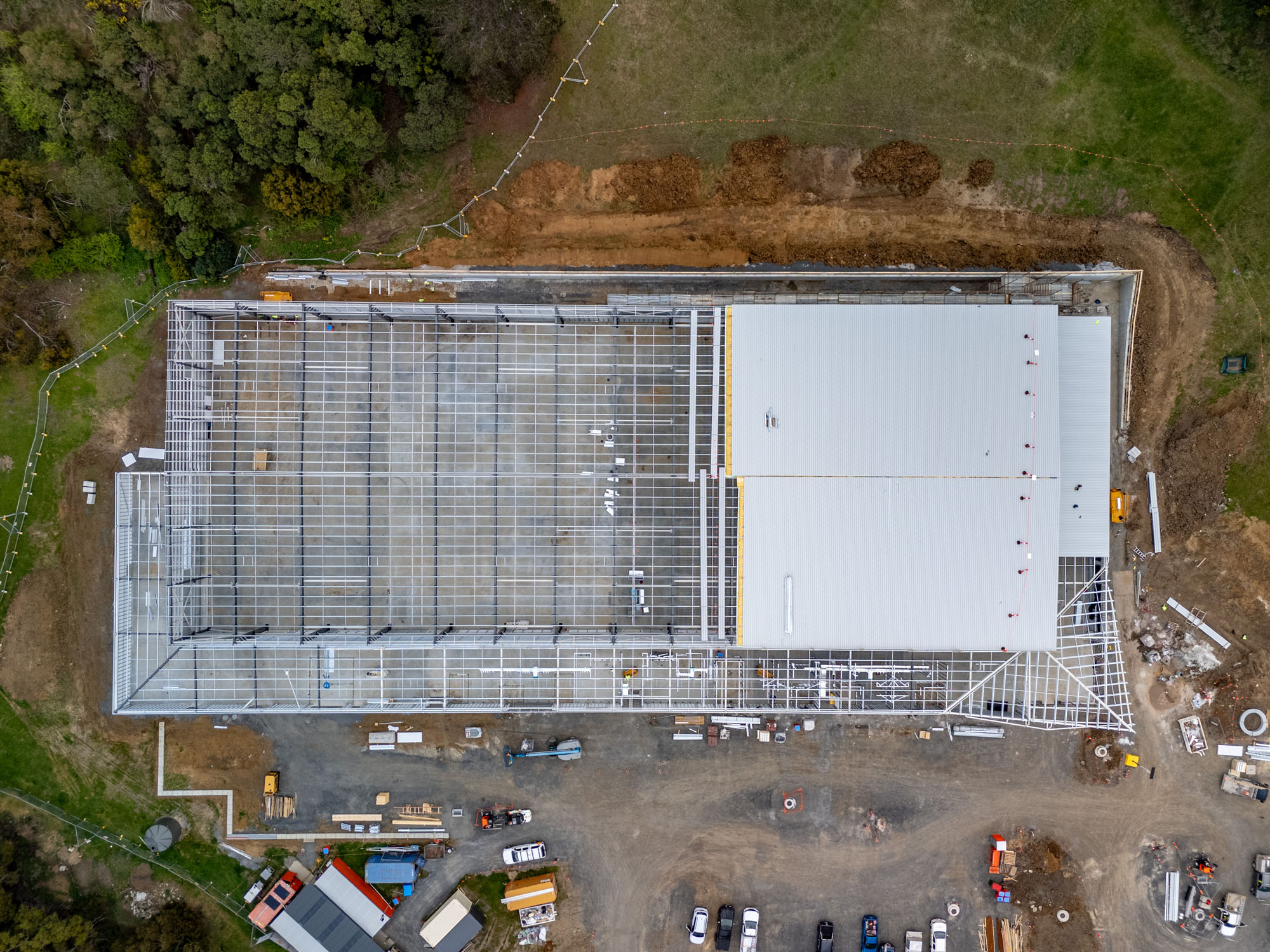 Glenorchy Sports Centre aerial drone