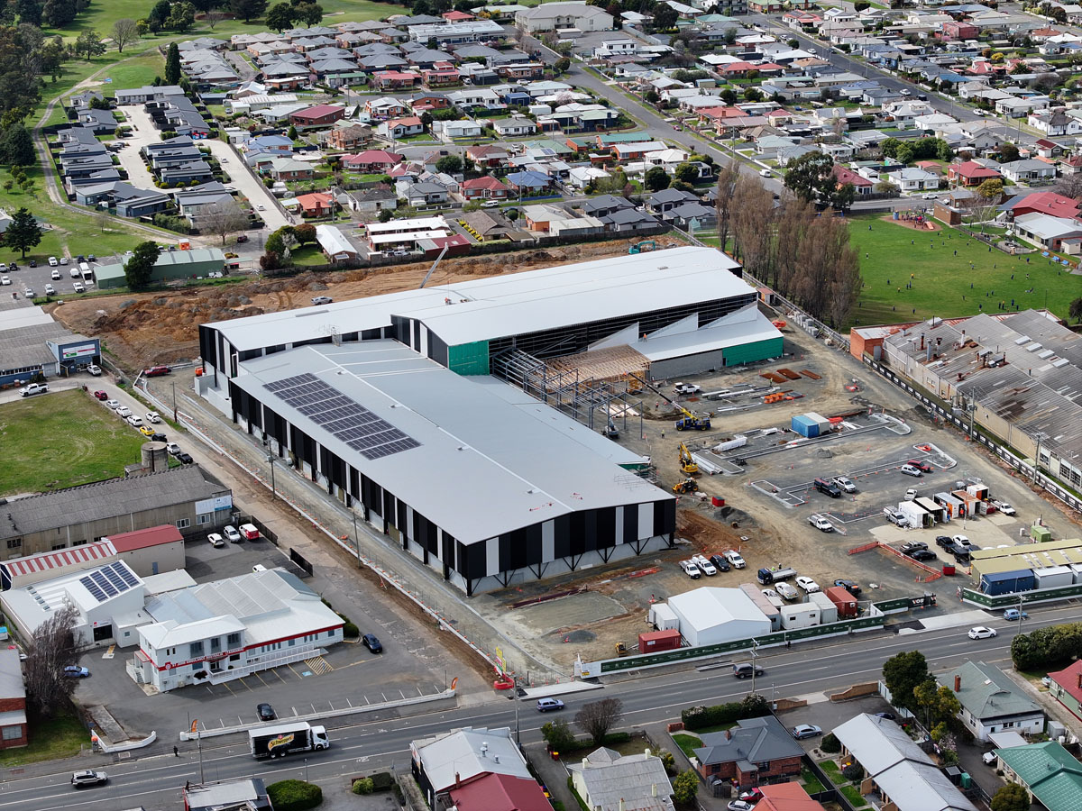 Aerial photos of the Hub